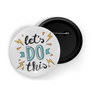 dhcrafts Pin Badges Multicolor Positive Glossy Finish