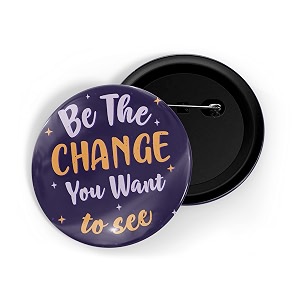 dhcrafts Pin Badges Multicolor Positive Glossy Finish