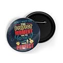 dhcrafts Pin Badges Multicolor Positive Glossy Finish