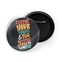dhcrafts Pin Badges Multicolor Positive Glossy Finish