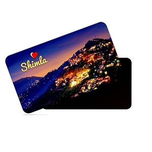 dhcrafts rectangular rubber fridge magnetmagnetic card multicolor himachal pradesh shimla d1 design pack of 1 86cm x 54cm