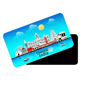 dhcrafts Rectangular Rubber Fridge Magnet Magnetic Card