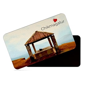 dhcrafts rectangular rubber fridge magnetmagnetic card multicolor karnataka chikmangalur d6 design pack of 1 86cm x 54cm