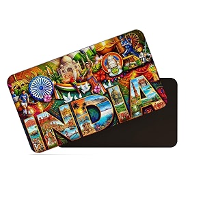 dhcrafts rectangular rubber fridge magnetmagnetic card multicolor andhra pradesh horsley hills design pack of 1 86cm x 54cm