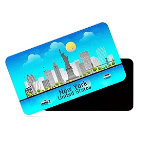 dhcrafts Rectangular Rubber Fridge Magnet Magnetic Card