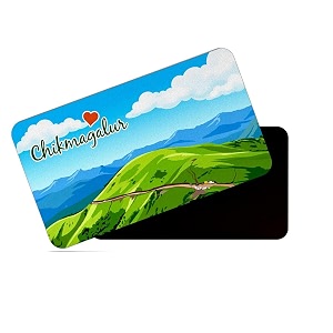 dhcrafts rectangular rubber fridge magnetmagnetic card multicolor karnataka chikmangalur d4 design pack of 1 86cm x 54cm