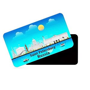 dhcrafts Rectangular Rubber Fridge Magnet Magnetic Card