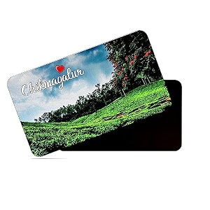 dhcrafts rectangular rubber fridge magnetmagnetic card multicolor karnataka chikmangalur d7 design pack of 1 86cm x 54cm