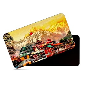 dhcrafts rectangular rubber fridge magnetmagnetic card multicolor himachal pradesh d2 design pack of 1 86cm x 54cm