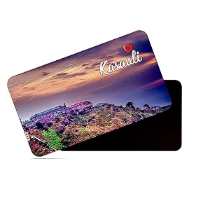 dhcrafts rectangular rubber fridge magnetmagnetic card multicolor himachal pradesh kasauli design pack of 1 86cm x 54cm