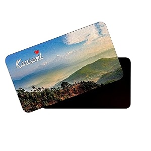 dhcrafts rectangular rubber fridge magnetmagnetic card multicolor uttarakhand kausani design pack of 1 86cm x 54cm