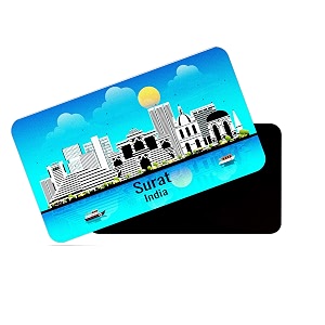dhcrafts Rectangular Rubber Fridge Magnet Magnetic Card