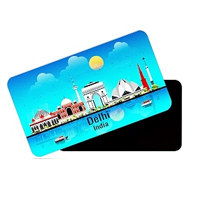dhcrafts Rectangular Rubber Fridge Magnet Magnetic Card