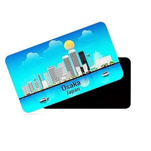 dhcrafts Rectangular Rubber Fridge Magnet Magnetic Card