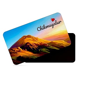 dhcrafts rectangular rubber fridge magnetmagnetic card multicolor karnataka chikmangalur d5 design pack of 1 86cm x 54cm