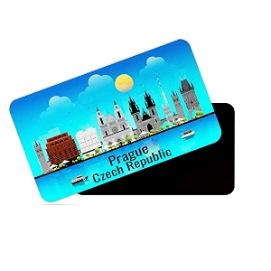 dhcrafts Rectangular Rubber Fridge Magnet Magnetic Card