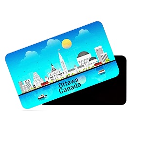 dhcrafts Rectangular Rubber Fridge Magnet Magnetic Card