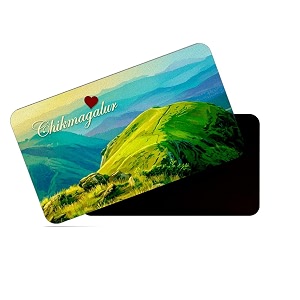 dhcrafts rectangular rubber fridge magnetmagnetic card multicolor karnataka chikmangalur d10 design pack of 1 86cm x 54cm