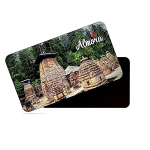 dhcrafts rectangular rubber fridge magnetmagnetic card multicolor uttarakhand almora design pack of 1 86cm x 54cm
