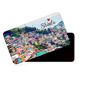 dhcrafts rectangular rubber fridge magnetmagnetic card multicolor himachal pradesh shimla d2 design pack of 1 86cm x 54cm