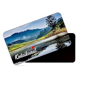 dhcrafts rectangular rubber fridge magnetmagnetic card multicolor tamil nadu kodaikanal d1 design pack of 1 86cm x 54cm