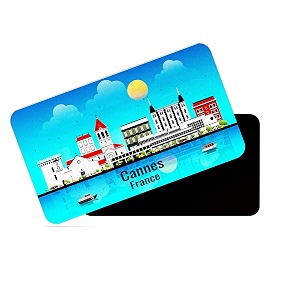 dhcrafts Rectangular Rubber Fridge Magnet Magnetic Card