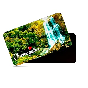 dhcrafts rectangular rubber fridge magnetmagnetic card multicolor karnataka chikmangalur d8 design pack of 1 86cm x 54cm