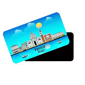 dhcrafts Rectangular Rubber Fridge Magnet Magnetic Card