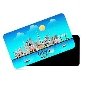 dhcrafts Rectangular Rubber Fridge Magnet Magnetic Card
