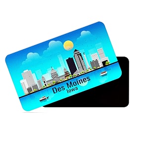 dhcrafts Rectangular Rubber Fridge Magnet Magnetic Card