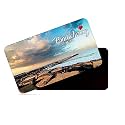 dhcrafts Rectangular Rubber Fridge Magnet/Magnetic Card Multicolor Tamil Nadu Pndicherry D1 Design Pack of 1 (8.6cm x 5.4cm)