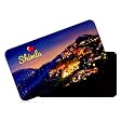 dhcrafts Rectangular Rubber Fridge Magnet/Magnetic Card Multicolor Himachal Pradesh Shimla D1 Design Pack of 1 (8.6cm x 5.4cm)