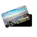 dhcrafts Rectangular Rubber Fridge Magnet/Magnetic Card Multicolor Himachal Pradesh Dalhousie D1 Design Pack of 1 (8.6cm x 5.4cm)
