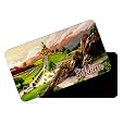 dhcrafts Rectangular Rubber Fridge Magnet/Magnetic Card Multicolor Sikkim D3 Design Pack of 1 (8.6cm x 5.4cm)