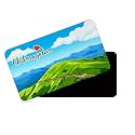 dhcrafts Rectangular Rubber Fridge Magnet/Magnetic Card Multicolor Karnataka Chikmangalur D4 Design Pack of 1 (8.6cm x 5.4cm)