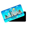 dhcrafts Rectangular Rubber Fridge MagnetMagnetic Card Blue
