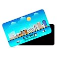 dhcrafts Rectangular Rubber Fridge MagnetMagnetic Card Blue