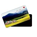 dhcrafts Rectangular Rubber Fridge Magnet/Magnetic Card Multicolor Himachal Pradesh Dalhousie D2 Design Pack of 1 (8.6cm x 5.4cm)