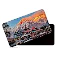 dhcrafts Rectangular Rubber Fridge Magnet/Magnetic Card Multicolor Himachal Pradesh D2 Design Pack of 1 (8.6cm x 5.4cm)