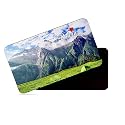 dhcrafts Rectangular Rubber Fridge Magnet/Magnetic Card Multicolor Himachal Pradesh Rohru Design Pack of 1 (8.6cm x 5.4cm)