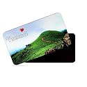 dhcrafts Rectangular Rubber Fridge Magnet/Magnetic Card Multicolor Kerala Ponmudi Design Pack of 1 (8.6cm x 5.4cm)