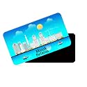 dhcrafts Rectangular Rubber Fridge MagnetMagnetic Card Blue