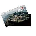 dhcrafts Rectangular Rubber Fridge Magnet/Magnetic Card Multicolor Uttarakhand Dhanaulti Design Pack of 1 (8.6cm x 5.4cm)