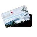 dhcrafts Rectangular Rubber Fridge Magnet/Magnetic Card Multicolor Uttarakhand Lansdowne D2 Design Pack of 1 (8.6cm x 5.4cm)