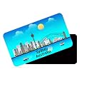 dhcrafts Rectangular Rubber Fridge MagnetMagnetic Card Blue