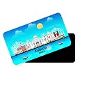 dhcrafts Rectangular Rubber Fridge MagnetMagnetic Card Blue