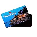 dhcrafts Rectangular Rubber Fridge Magnet/Magnetic Card Multicolor Uttar Pradesh Vishram Ghat Design Pack of 1 (8.6cm x 5.4cm)