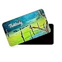 dhcrafts Rectangular Rubber Fridge Magnet/Magnetic Card Multicolor Kerala Thekkady Design Pack of 1 (8.6cm x 5.4cm)
