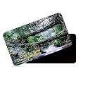 dhcrafts Rectangular Rubber Fridge Magnet/Magnetic Card Multicolor Meghalaya Long Root Bridge Cherapunji Design Pack of 1 (8.6cm x 5.4cm)