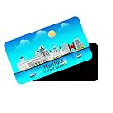 dhcrafts Rectangular Rubber Fridge MagnetMagnetic Card Blue